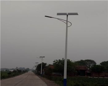農(nóng)村太陽能路燈-甘肅慶陽路燈項目